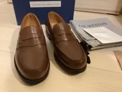 美品J.M. WESTON 180 シグニチャーローファー タンブラウンのサムネイル