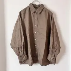 Spick&Span リネン100%オーバーシャツのサムネイル