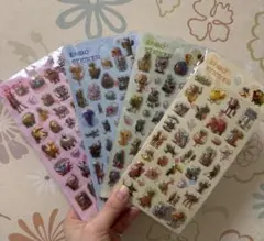 イタリアンブレインロット　立体シール　3Dシール ぷくぷくシール　4枚セット