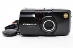 ★オリンパス・μZOOM DELUXE・フィルムカメラ・ブラック・ストラップ付★ OLYMPUS Mju μ Zoom DELUXE | Totte Me Camera