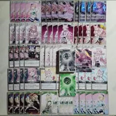 博衣こより、風真いろは　ホロカ混成デッキパーツ　４コン　春先のどか付