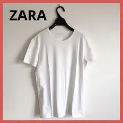 ZARA BASIC SUPER SLIM 白Tシャツ M 半袖 無地 スリムのサムネイル