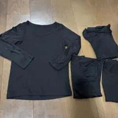 ヒートテック黒 長袖インナー 120 5枚セット