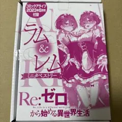 コミックアライブ付録★Re:ゼロから始める異世界生活★ラム&レムミニタペストリー