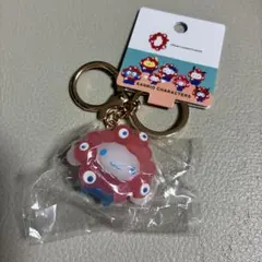 万博 サンリオ ミャクミャク 立体マスコットキーホルダー クリア シナモンロール
