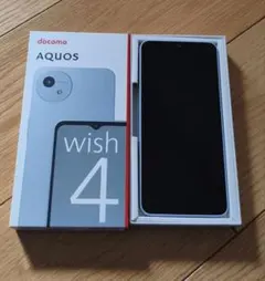 24時間以内発送】 docomo AQUOS wish4 ブルー - メルカリ