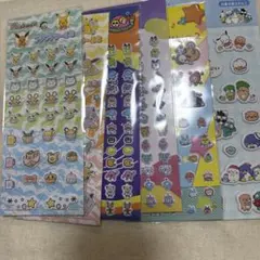 セリア たまごっち ぷちぷちシール ポケモン　ぷくっとシール　はぴだんぶい