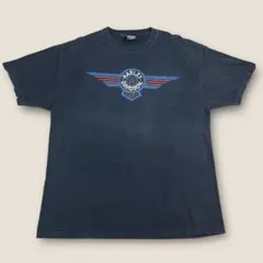 USA製 00s ハーレーダビッドソン Tシャツ グッドフェード ブラック 2X