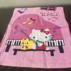 新品　ハローキティ ピアノ タオル 2006年製