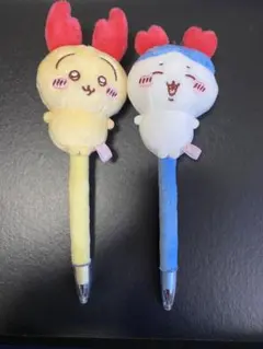 ちいかわふわふわマスコットボールペン うさぎ&ハチワレ