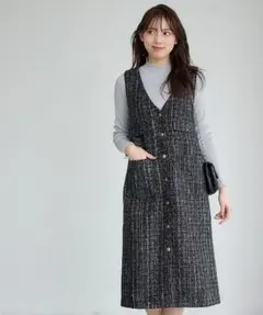 12Twelve Agenda 新品　ラメツイードジャンスカ