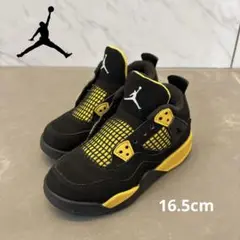 BSB　Air Jordan 4 ブラック/イエロー JORDAN BRAND AIR JORDAN 4 RETRO GS BLACK/WHITE-TOUR YELLOW
