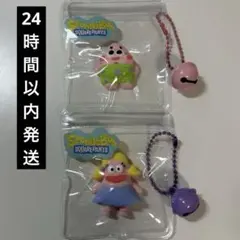 スポンジボブ パトリック 魚 モブ ミニ スクイーズ キーホルダー 海外