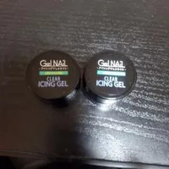 バラ不可 セリア　GelNail クリアアイシングジェル 2個