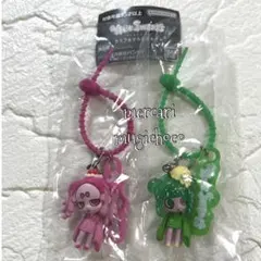 ウイルスイーツカラフルマルチチャーム★イチゴプリン&クリームソーダセット