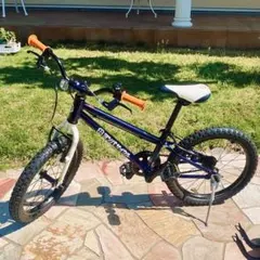 【屋内保管】ヨツバサイクル　18インチ　おまけで補助輪付きのサムネイル