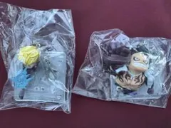 ワンピース　フィギュアキーホルダー　ルフィ　サンジ　2個セット