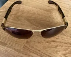 Ray-Ban サングラス ゴールドフレーム ブラウンレンズ 純正ケース付き