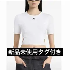 クレージュ⭐︎Courreges【新品未使用】クルーネックTシャツ - メルカリ