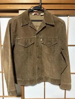 リーバイス 70505 USA コーデュロイ ジャケット 38 70s ブラウン