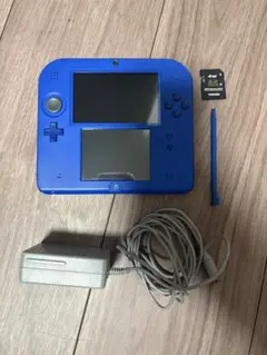 Nintendo 2DS 本体 ブルー 充電器付き