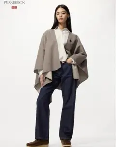 【新品】ユニクロJWA ストレートジーンズ 25インチ ネイビー