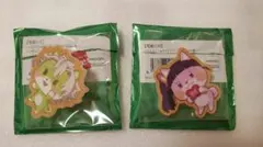 鬼滅の刃　アニマルクッキーバッジ　不死川 実弥　栗花落 カナヲ