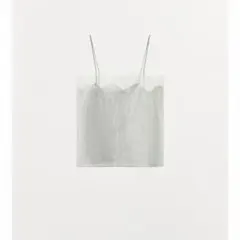 即完売新品タグ付きシールムリンエアリーLacy Relaxフーディートップス
