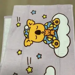 コアラのマーチ　タオル　フェイスタオル　キャラクタータオル　紫　パープル　未使用