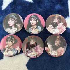 FRUITS ZIPPER月足天音　缶バッジ 6個セット