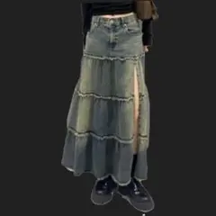 LAGUAGEM デニムスカート【元値13,200円】