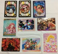 ディズニー　キラッとアートギャラリー　カード 9枚セットのサムネイル