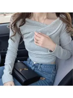 GRL 3Wayドレープカシュクールトップス