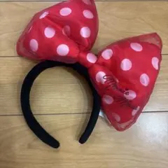 ミニーマウス風リボンカチューシャ