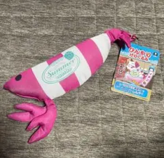 新品未使用猫ちゃん用★ペティオ　イチゴひんやりけりぬいぐるみのサムネイル