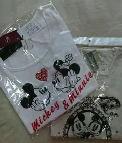 《お値下げ!!》ミッキー&ミニー 半袖Ｔシャツ2枚セット