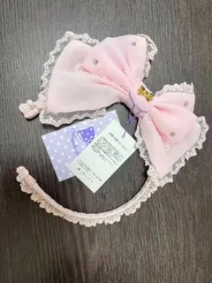 Angelic Pretty リボンカチューシャ ピンクのサムネイル