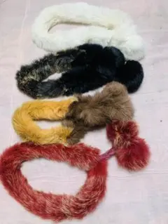 婦人マフラー 4点セット まとめ売り 美品