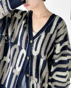 送料込　クラシカルエルフ　ネイビー カーディガン