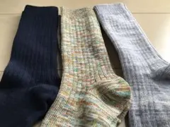 ユニクロ　レディースソックス3足(未使用品2足＋1回使用1足)