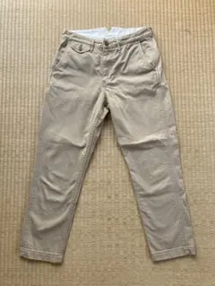 D.M.G. ドミンゴ ベージュ チノパン コットン S