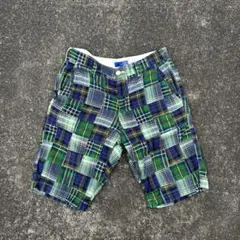 00s Columbia checked wide shorts y2k - メルカリ