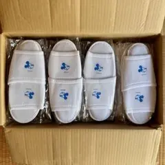 【ミッキー ロゴ4足含む】使い捨てスリッパ36足セット