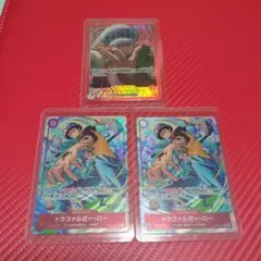 ONEPIECEカード　ロー　Ｌ　ゾロ　ルフィ　パラレル　蒼海の七傑