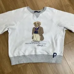 Polo Bear スウェット ホワイト/グレー