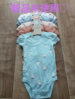 新品未使用♡ベビーロンパース♡ベビー半袖肌着♡半袖ロンパース