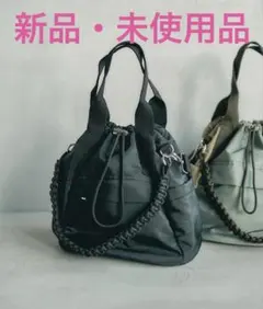 LEPSIM 【 500mlペットボトルも入る】ユーティリティ巾着バッグのサムネイル