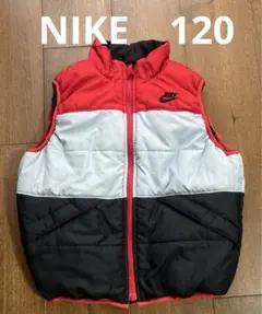 Nike ダウンベスト リバーシブル赤/黒/灰色 キッズ 120