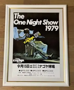 矢沢永吉 The One Night Show 1979 告知 ポスター 名古屋 - メルカリ