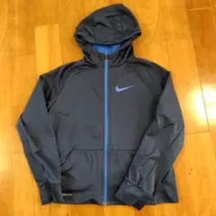 Nike 子供用フード付きネイビーパーカー